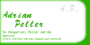 adrian peller business card
